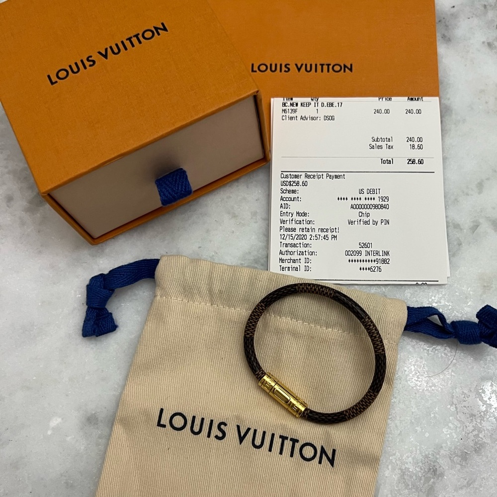 Louis Vuitton Keep It Bracelet
